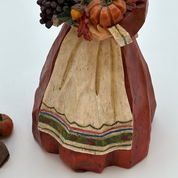 Resin PACIFIC RIM Pilgrim Couple Figurines Thanksgiving Autumn Harvest set of 2 - Picture 11 of 16